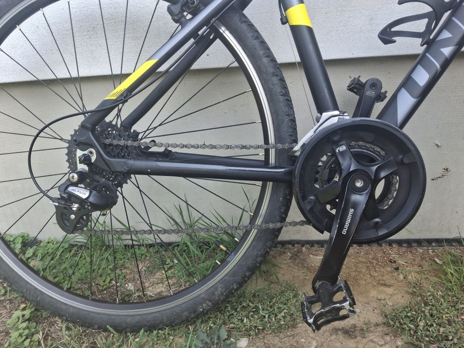 Rower Unibike prime 17 czarno-żółty