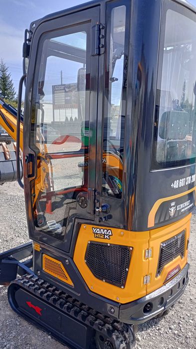 Minikoparka z kabina na yoistick , silnik KOOP