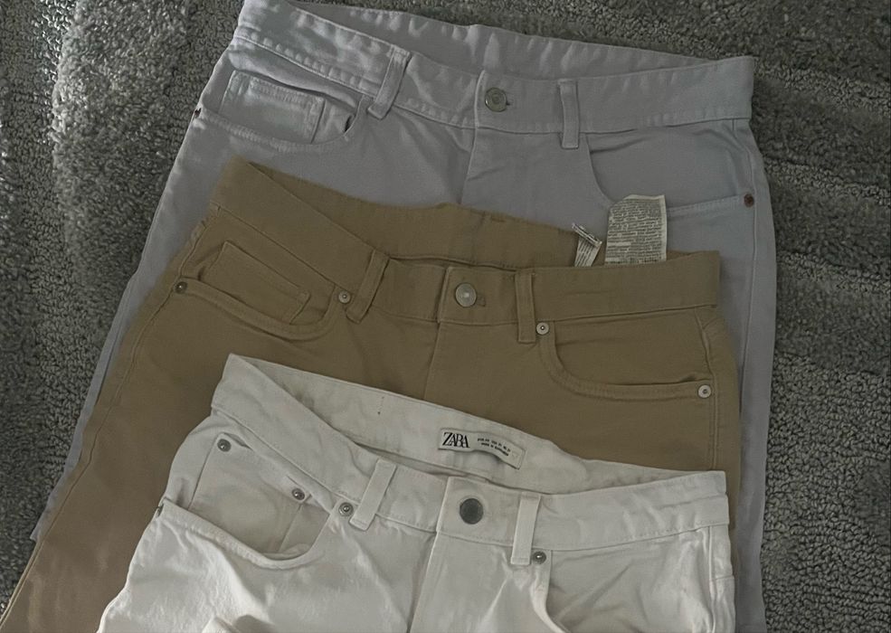 Spodenki Zara 3 sztuki rozmiar 38