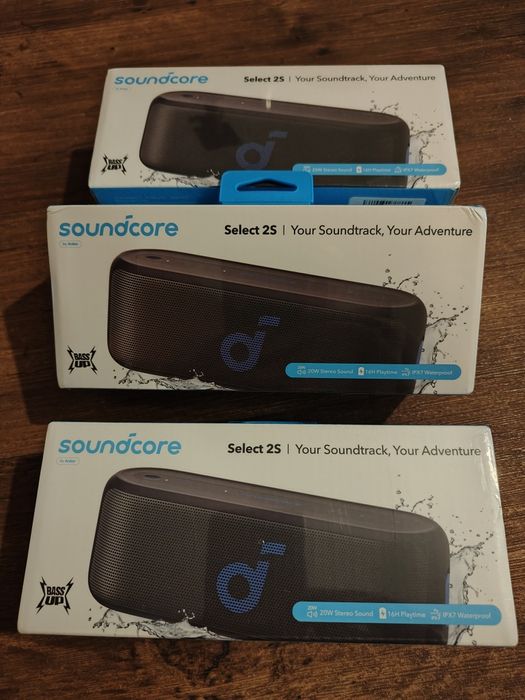 Anker Soundcore Select 2S, Anker Soundcore Select 4 Go, IPX7, НОВІ!