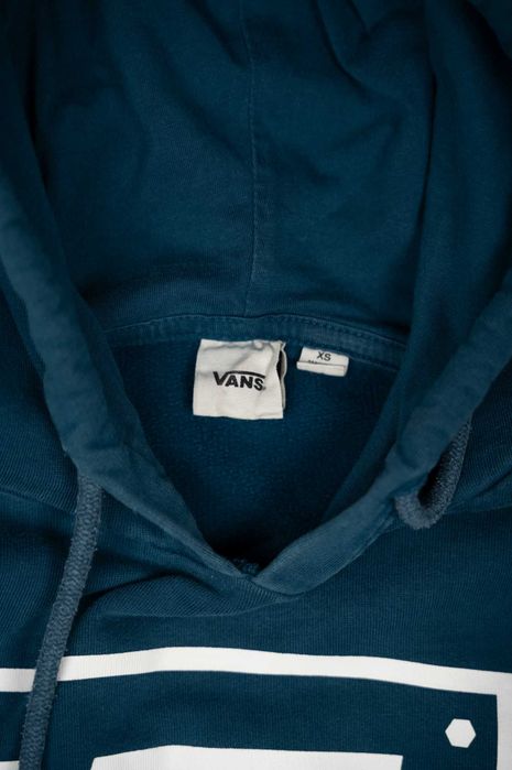 Damska Bluza Short Hoodie Sportswear Vans Basic Casual Blue