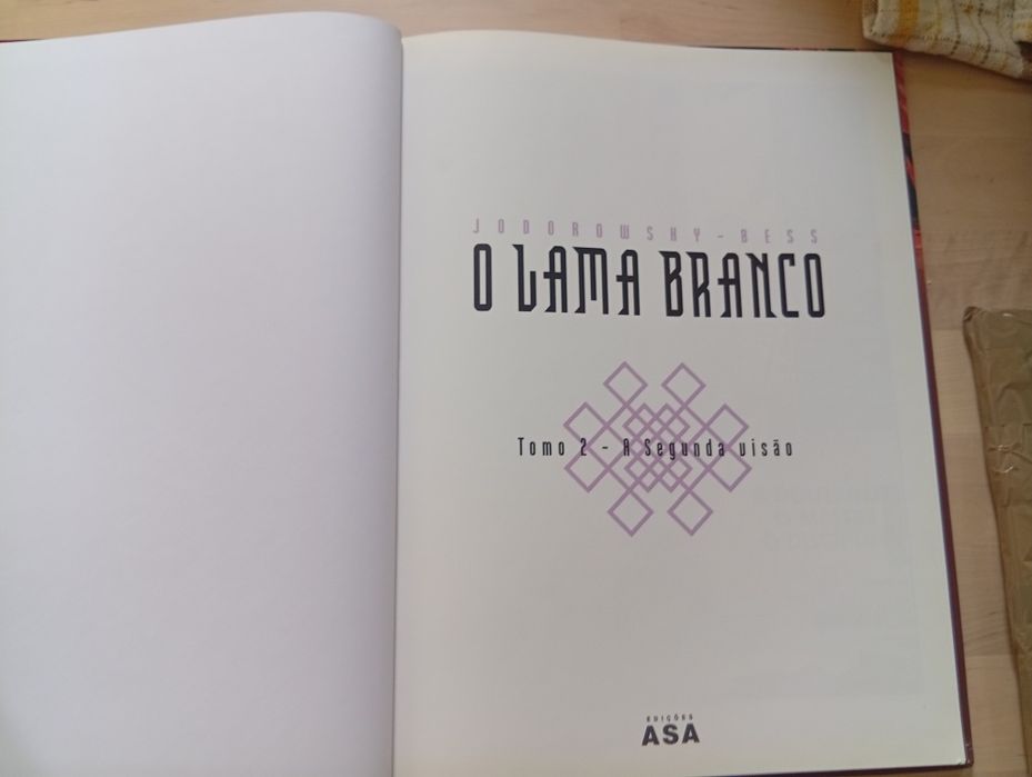 O Lama Branco Tomos 1 e 2 – Jodorowsky & Bess – Edições ASA