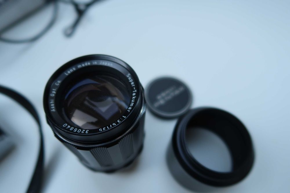 PENTAX SPOTMATIC SP + Takumar 55mm 1:1.8 +  Takumar 135mm 1:3.5
