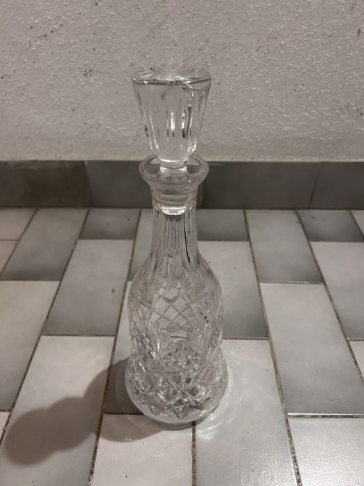 Garrafa cristal antiga