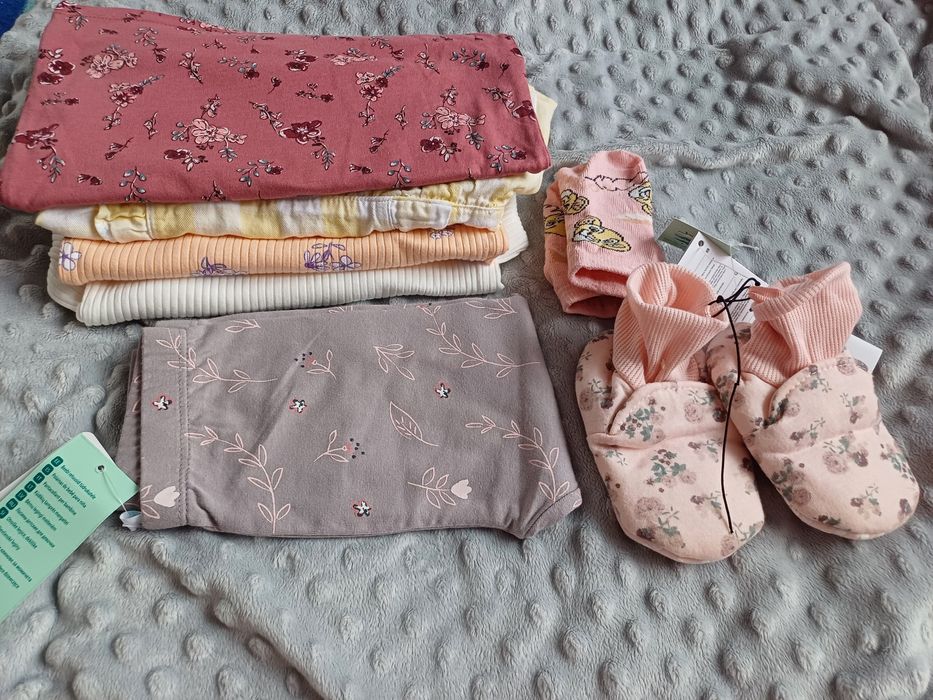 Ubranka nowe 80, body , bluzka spodenki,