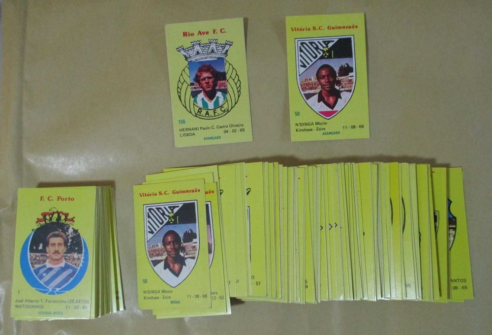 Raríssima coleção completa, 208 calendários Futebol 87 + 2 raridades.