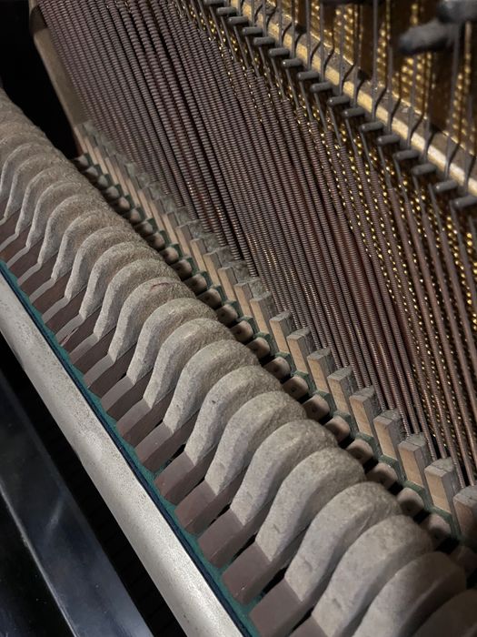 Pianino August Förster Löbau ok. 1930 r. | nr seryjny 62301 | pełna żeliwna rama