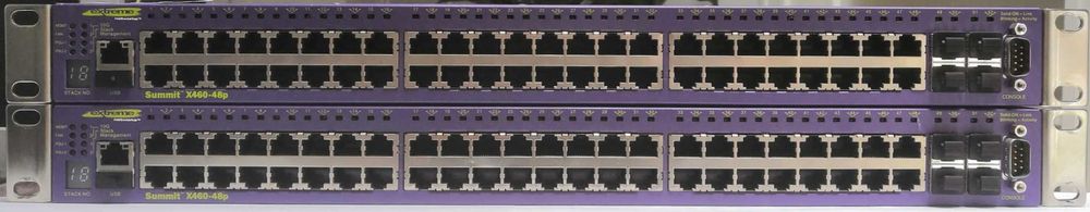 Switch Extreme Networks-Summit X460-48p POE Stack 48 портів світч