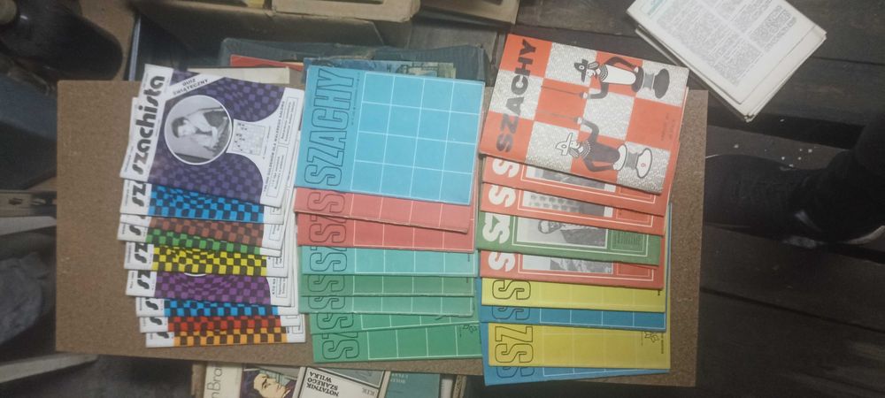 Stare książki szachy