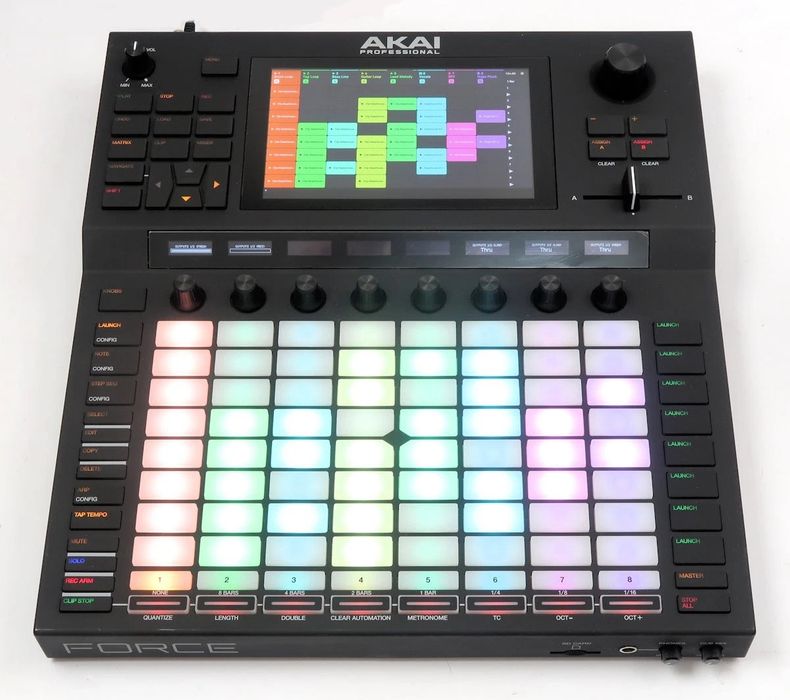 Akai Force, najnowsze aktualizacje,folia na wyświetlaczu, pudełko, jak MPC