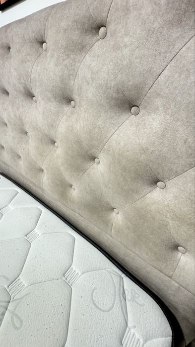 Cama Estofada Cherry 160x200 (baú elevat) + colchão Lusocolchão OFERTA