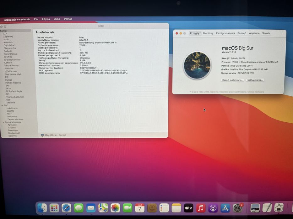 Apple iMac 21,5 cali Inter Cole i5