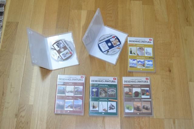 DVD's sobre Curso de desenho e pintura