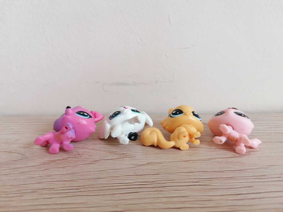 Littlest pet shop lps zestaw małych kotków i piesków