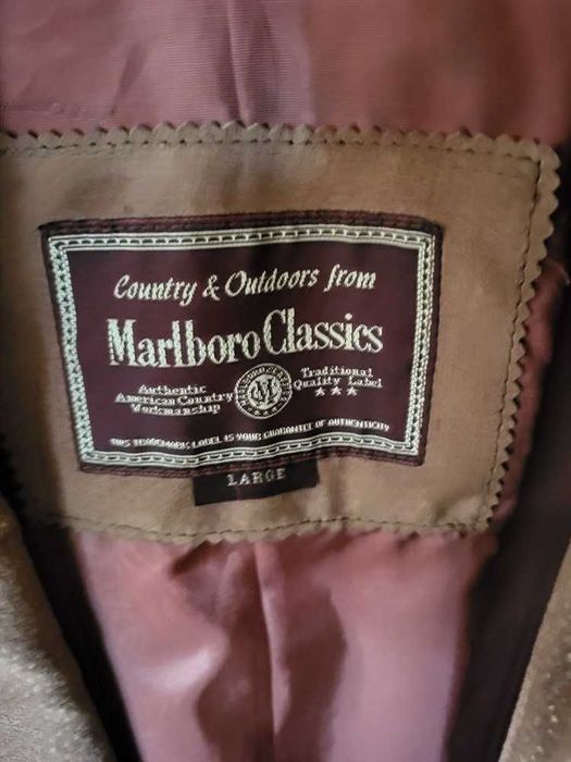 Casaco em Pele Marlboro Classics