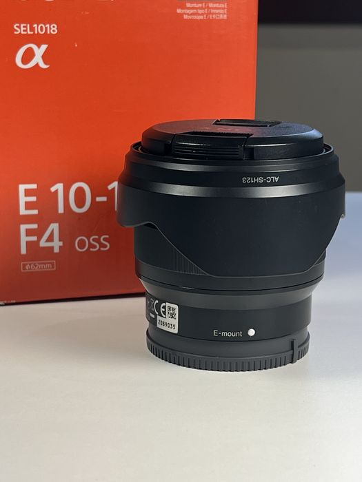 Lente Sony E 10-18 F4 oss