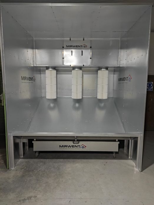 Kabina do malowania proszkowego na wymiar MIRWENT