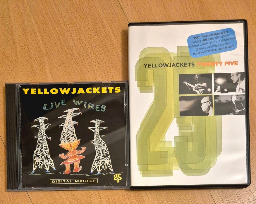 Yellowjackets Live - "Live wires" CD oraz "Twety five" na CD/DVD