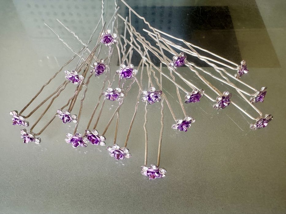 Шпильки для волосся з поикрасою