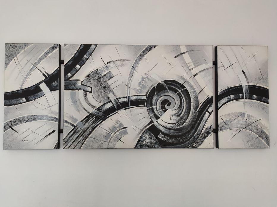 Quadro Pintura de autor - tela Modular - Decoração