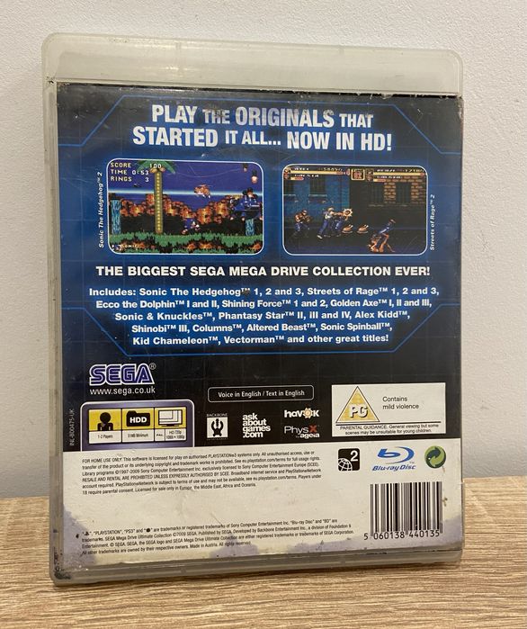 Gra - Sega Mega Drive Ultimate Collection / Sony PlayStation 3, ps3