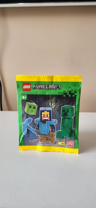 Lego Minecraft 662508 Miller w zbroi i Creeper saszetka klocki