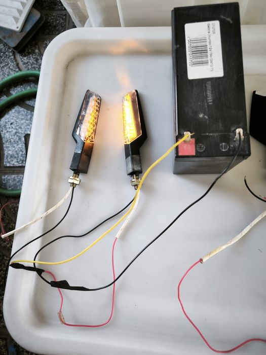 Piscas para moto led