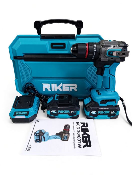 Шуруповерт акумуляторний RCD 20/60TW RIKER