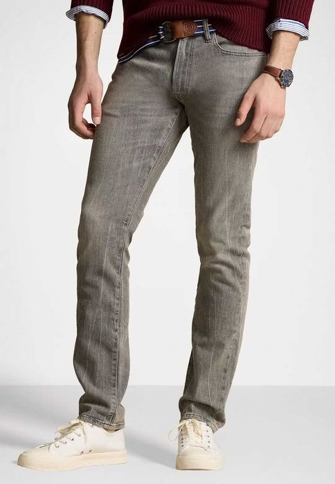 Мужские серые джинсы Polo Ralph Lauren SULLIVAN SLIM(36х34р. Л-ХЛ)