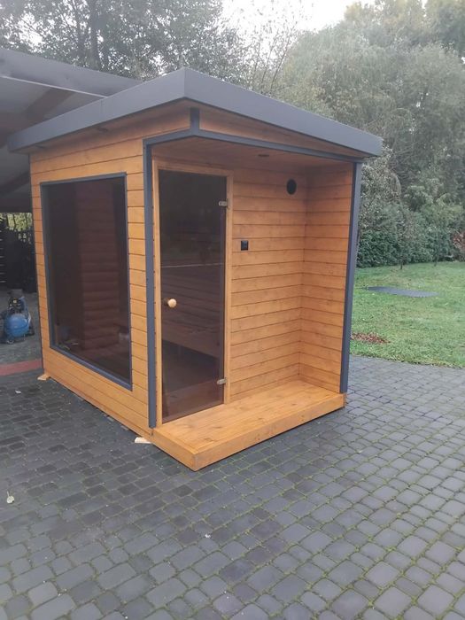 Sauna ogrodowa z piecem