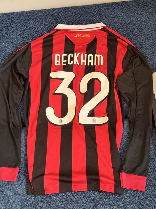 Koszulka AC Milan Retro BECKHAM 32 Adidas Nowa Longsleeve