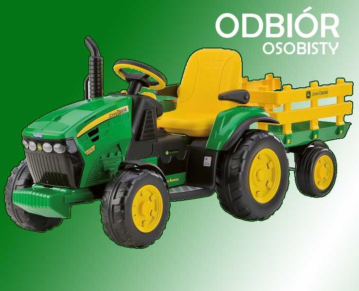 Traktorek JOHN DEERE Peg Perego 330W 12V dla dzieci ODBIÓR OSOBISTY