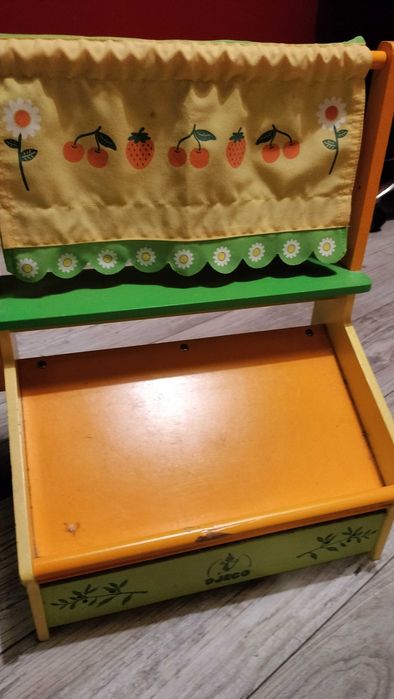 Stragan straganik sklep warzywniak drewniany djeco