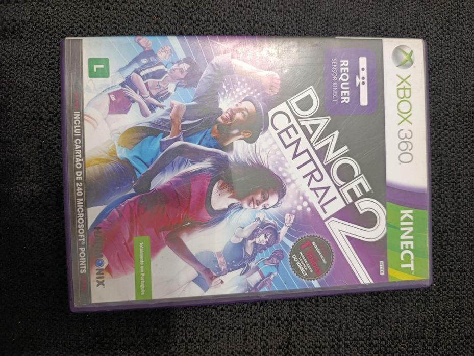Kinect com 5 jogos (Xbox 360)