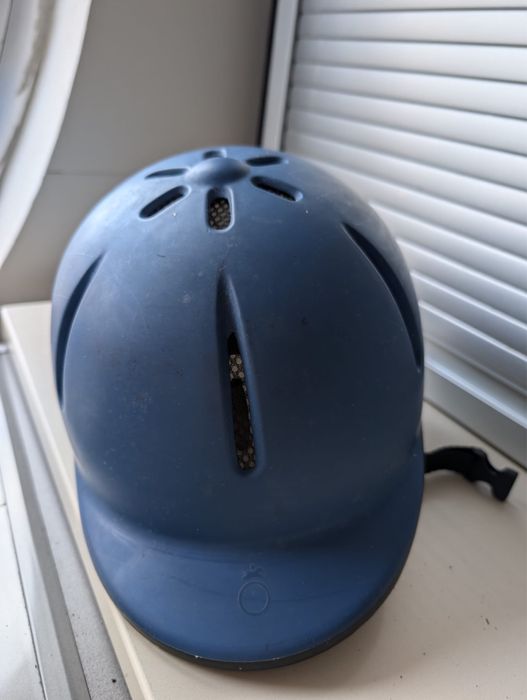 Toque azul de equitação da decathlon