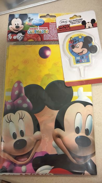 Conjunto novo festa de aniversário (Mickey)