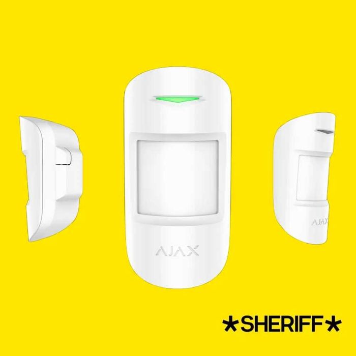 Бездротовий датчик руху Ajax MotionProtect (Білий)