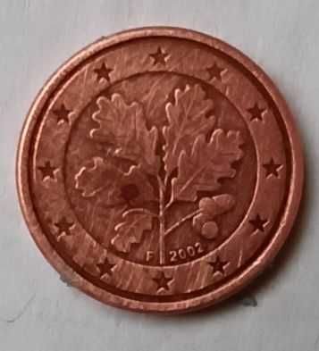 Moeda rara de 1 centimo Alemã de F2002