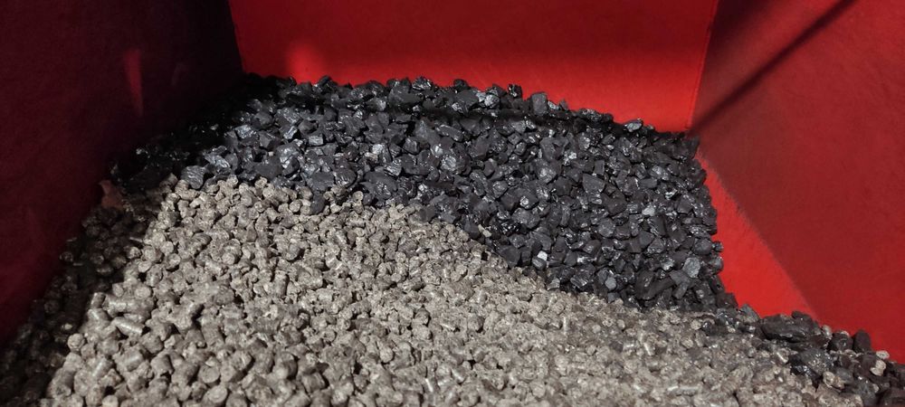 Pellet ze słonecznika 8mm worki BigBag zamiennik węgiel groszek Dowóz