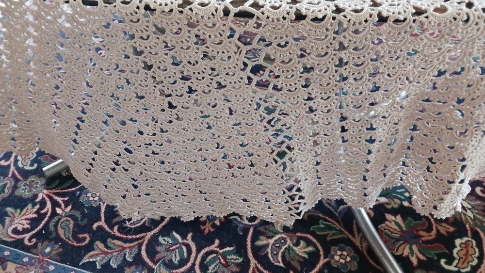 Toalha de Renda creme