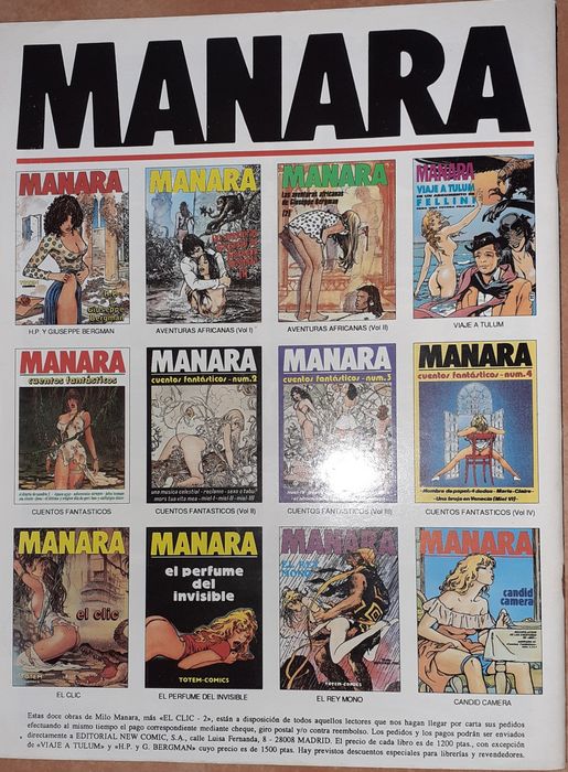 Lote: Manara, Cairo e Cimoc