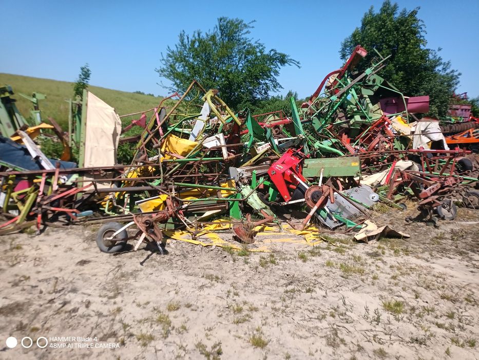 Części do Zagrabiarki Niemeyer stoll df kverneland