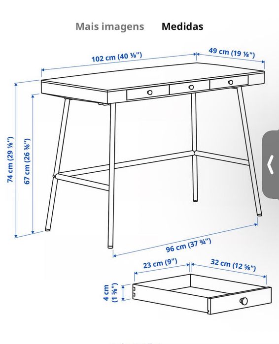 Secretaria Bambu Nova IKEA