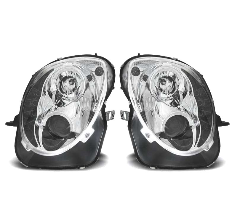 FAROIS FRONTAIS LUZ DIURNA ALFA ROMEO MITO 08-19 FUNDO CROMADO