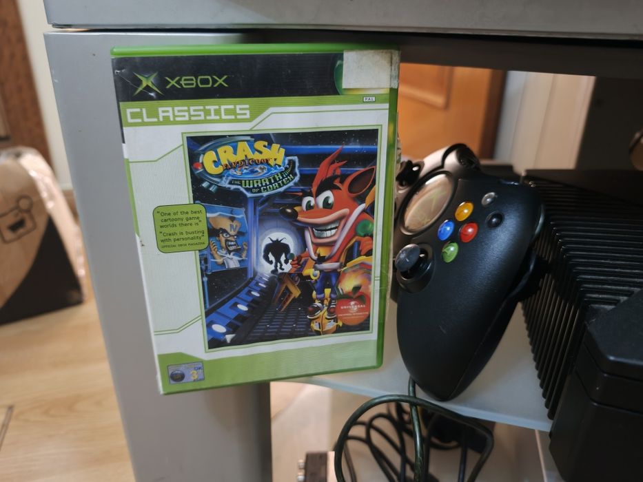 Xbox original + comando + Jogo