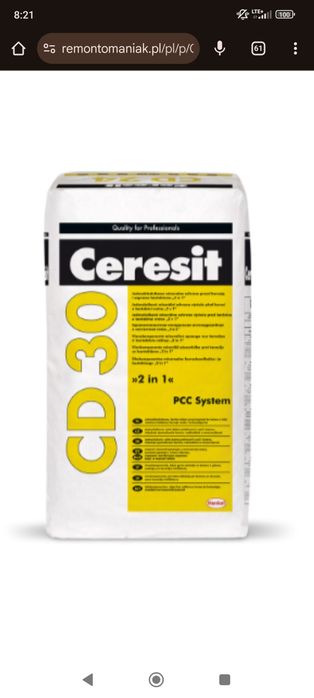 Ceresit CD 30 mineralna ochrona przed korozją