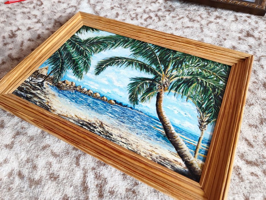 Картина маслом морський пейзаж