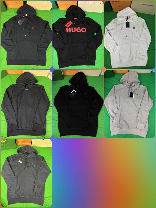 Bluza męska prada tommy hilfiger premium hugo boss OUTLET z kapturem