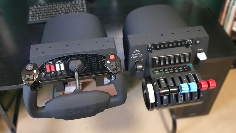 Pack Honeycomb Alpha Yoke + Bravo Throttle Quadrant (Como Novos + Capa Original)