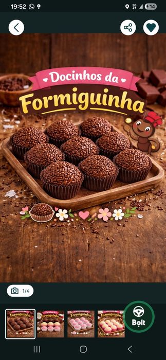 Brigadeiros docinhos de festas